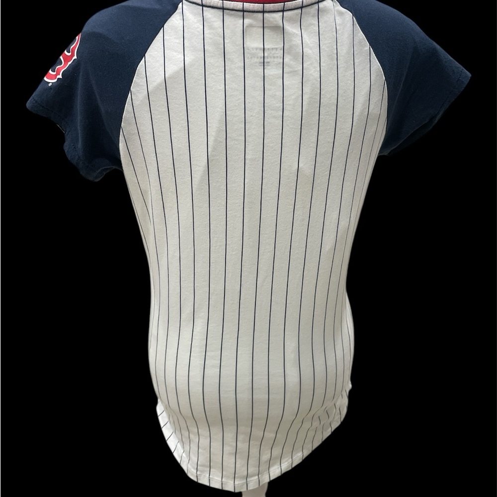 Woman’s Red Sox Navy and White T-Shirt - Picture 4 of 8